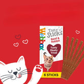 Webbox Cats Delight Sticks Beef & Rabbit 6 Sticks | 8810